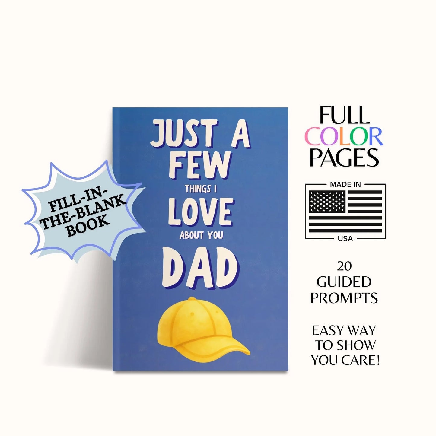 All The Things I Love About You, Dad: A Fill-In-The-Blank Gift Book
