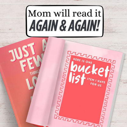Just a Few Things I Love About You Mom: Fill-In The Blank Book Gift