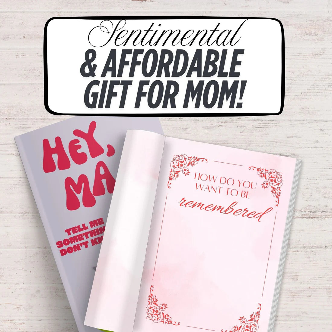 Hey, Mama! Tell Me Something I Don't Know Journal: A Keepsake Journal Gift Book