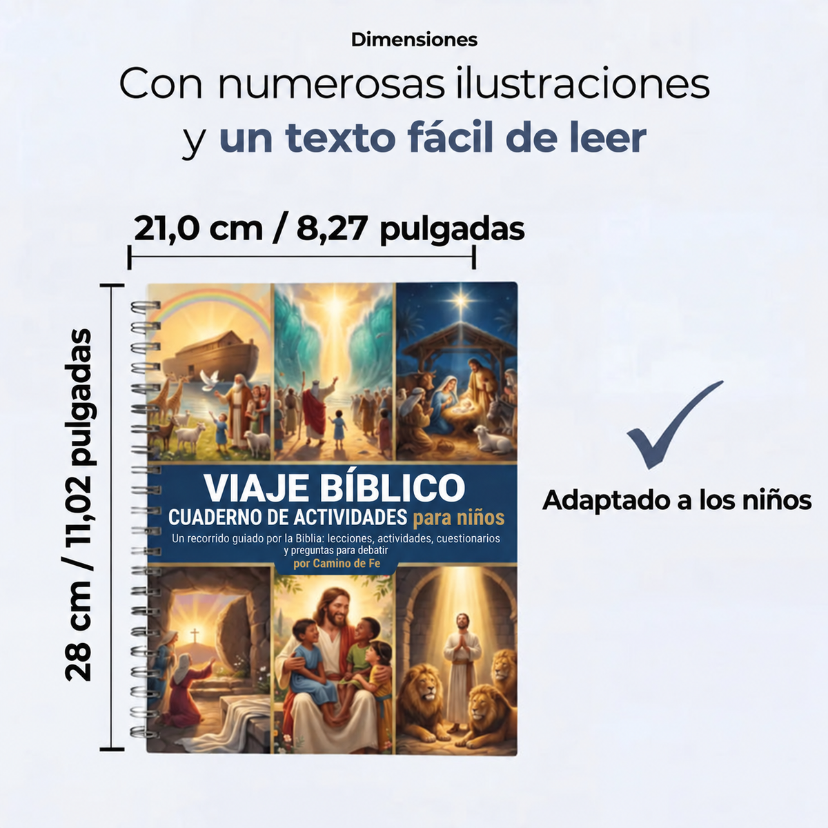 Viaje Bíblico: cuaderno de actividades para niños
