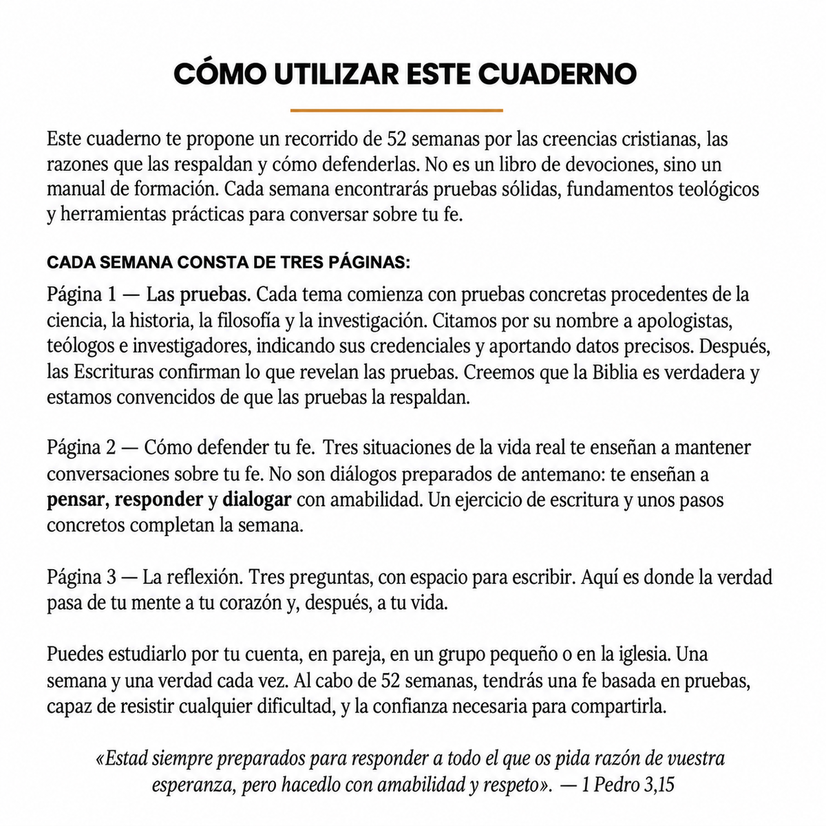 Teología sistemática: cuaderno de actividades de 52 semanas para adultos