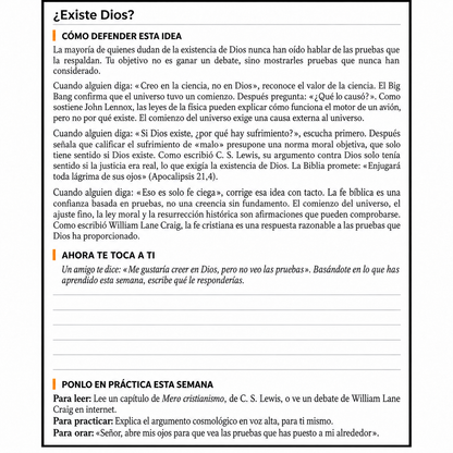 Teología sistemática: cuaderno de actividades de 52 semanas para adultos