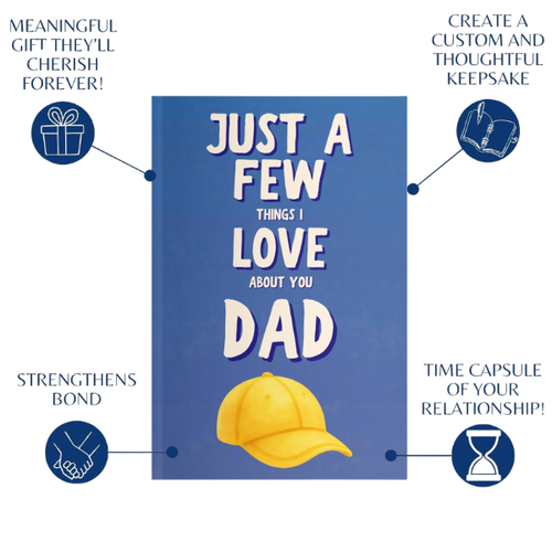 All The Things I Love About You, Dad: A Fill-In-The-Blank Gift Book